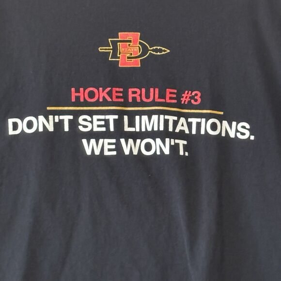 San Diego State SDSU Aztecs Shirt Hoke Rule #3 We Will Fight Til Victory XXL - Picture 5 of 7